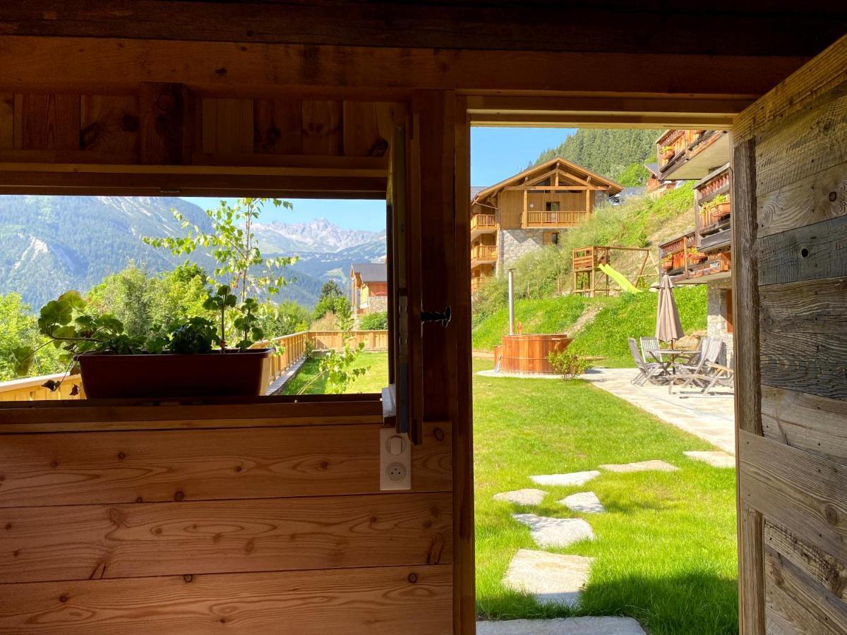 Chalet Des Trappeurs Coeur Vanoise 15 Persons Ла-Плань Экстерьер фото