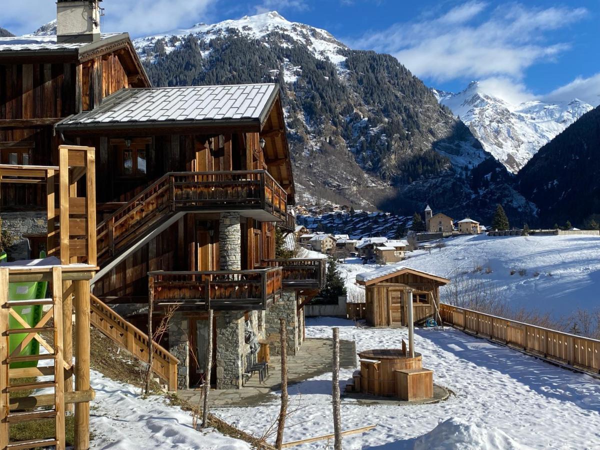 Chalet Des Trappeurs Coeur Vanoise 15 Persons Ла-Плань Экстерьер фото