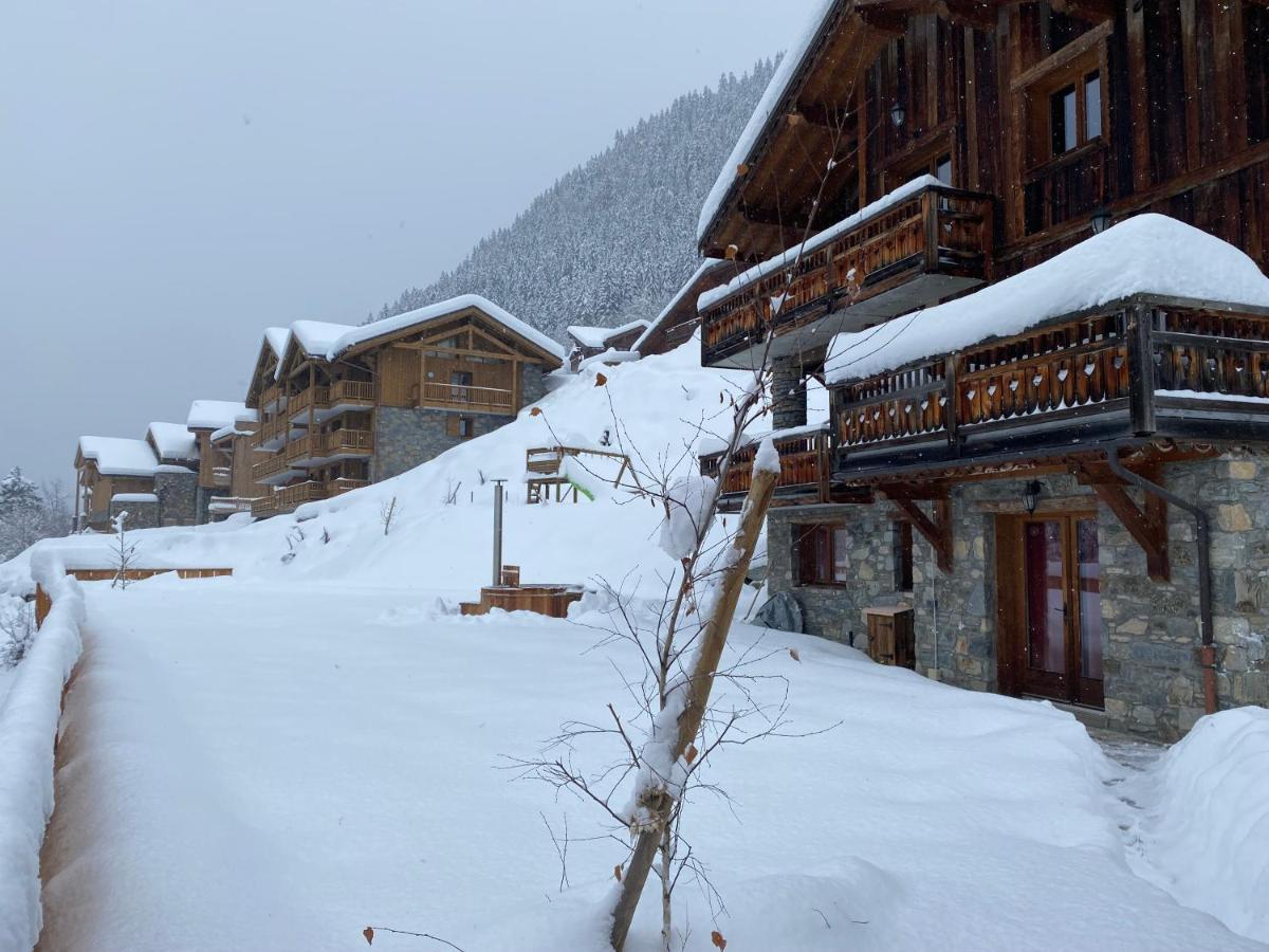 Chalet Des Trappeurs Coeur Vanoise 15 Persons Ла-Плань Экстерьер фото